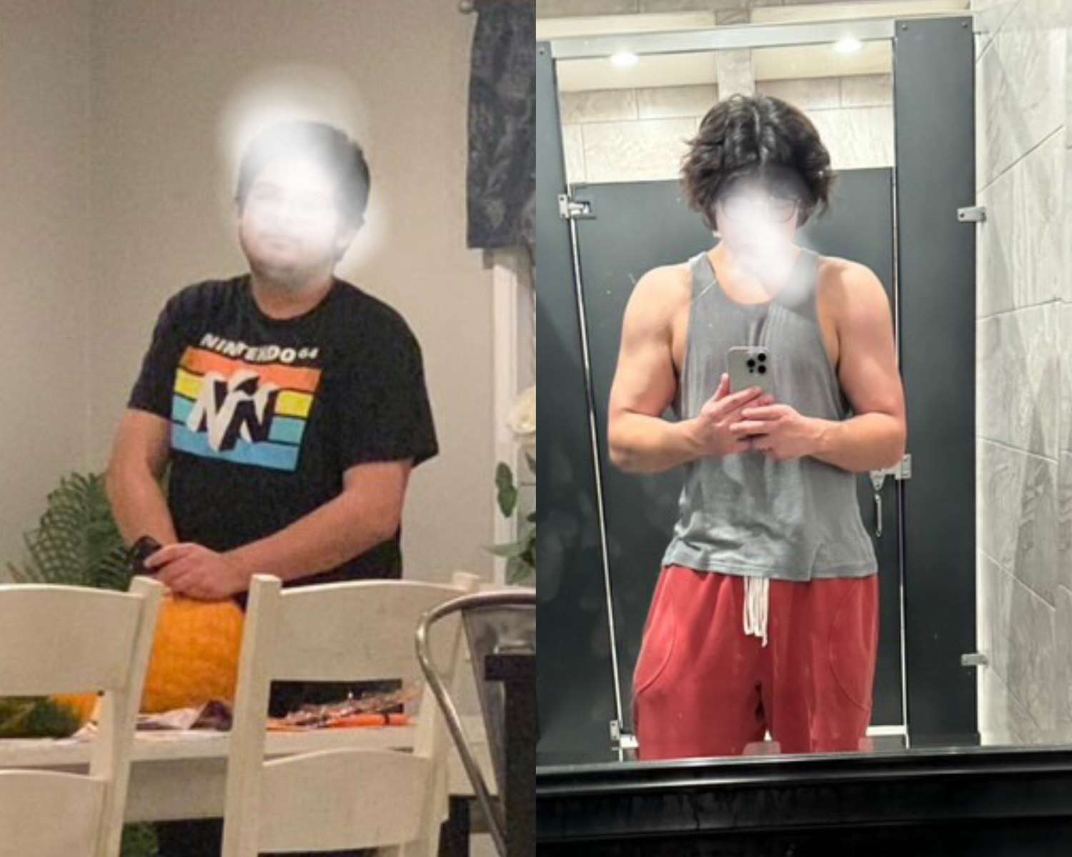 Nathan before and after transformation